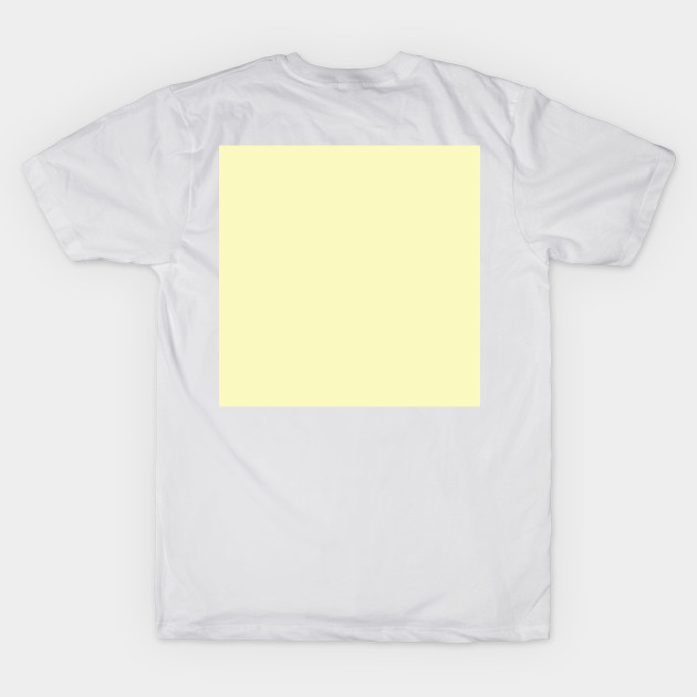 Pale Yellow, Solid Yellow by Gsallicat